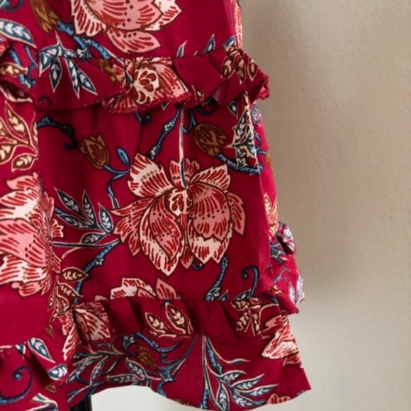 Band of the Free Connie Garnet Floral Mini Dress - Picture 5 of 8